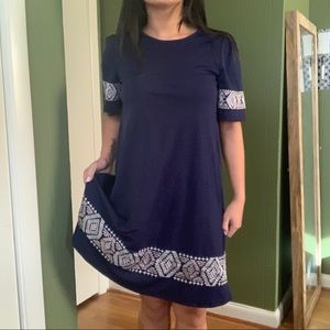 Navy blue dress